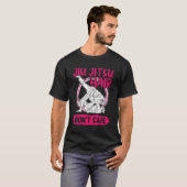 T-shirt Jiu Jitsu Hair s'en fiche (Devant entier)