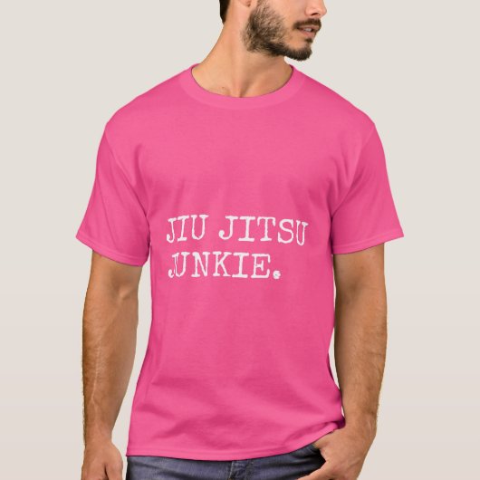 T-shirt Jiu-Jitsu Junkie Bjj Jiu Jitsu Brésilien Me Sert (Devant)