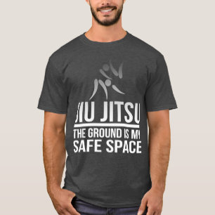 T-shirt Jiu Jitsu Le sol est mon espace sécurisé 3