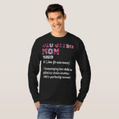 T-shirt Jiu Jitsu Maman Définition (Devant entier)