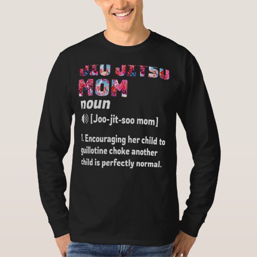 T-shirt Jiu Jitsu Maman Définition (Devant)