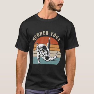 T-shirt Jiu Jitsu Meurtre Cadeau Yoga Vintage Retro BJJ Ma