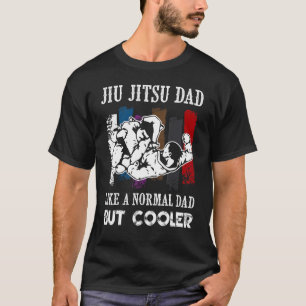 T-shirt Jiu Jitsu Papa Comme Un Papa Normal Mais Un Glaciè