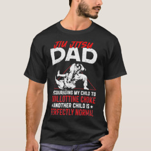T-shirt Jiu Jitsu Papa Père Jiu Jitsu Papa Encourager Mon 