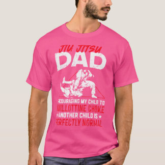 T-shirt Jiu Jitsu Papa Père Jiu Jitsu Papa Encourager Mon