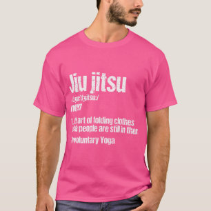 T-shirt Jiu Jitsu Yoga Involontaire Cool Combat Bjj Mixed 