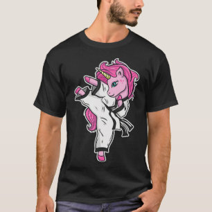 T-shirt JiuJitsu Taekwondo Unicorn Fighter Gifts Karate Lo