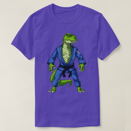 T-shirt JiuJitsu TRex Dinosaur (Design devant)