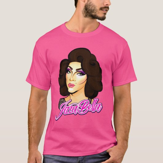 T-shirt JizzaBella par des illustrations de TaylerMade (Devant)