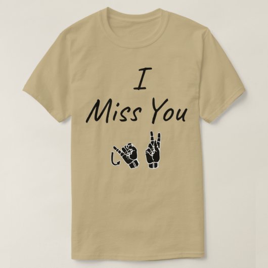 T-shirt JK ASL Sign Language Design (Design devant)