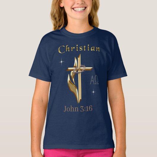 T-shirt Jn 3:16 (Devant)