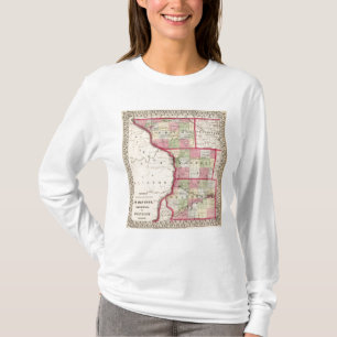 T-shirt Jo Daviess, Carroll, comtés de Whiteside