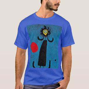 T-shirt Joan Miro Femme devant le Soleil vintage