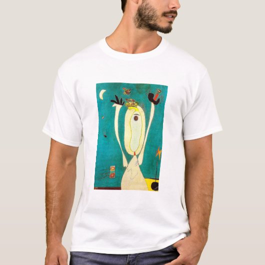 T-shirt joan miro peintures art, affiche d'art abstrait (Devant)