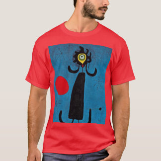 T-shirt Joan Miro Woman in Front of the Sun caesium funny