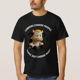 T-shirt Job choisit l'humain [CC-CatCow]