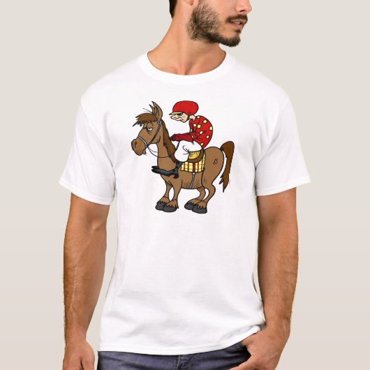 T-shirt Jockey Brown de cheval (Devant)