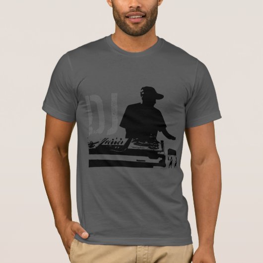 T-shirt Jockey de disque (Devant)