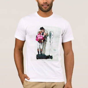 T-shirt Jockey pesant dedans par Norman Rockwell