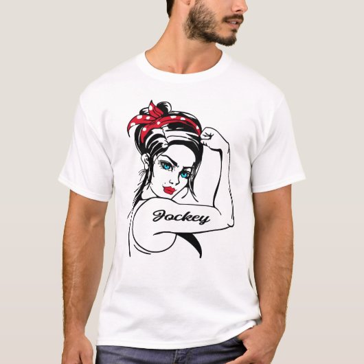 T-shirt Jockey Rosie Le Riveter Pin Up (Devant)