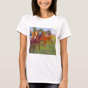 T-shirt Jockeys et chevaux de course, Edgar Degas