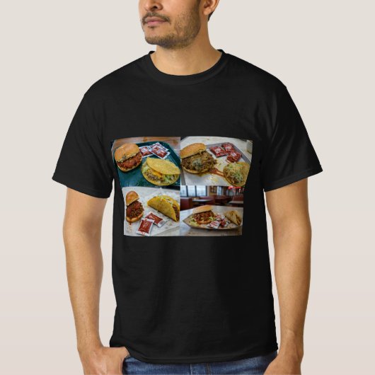 T-shirt Joe bâclé et taco (Devant)