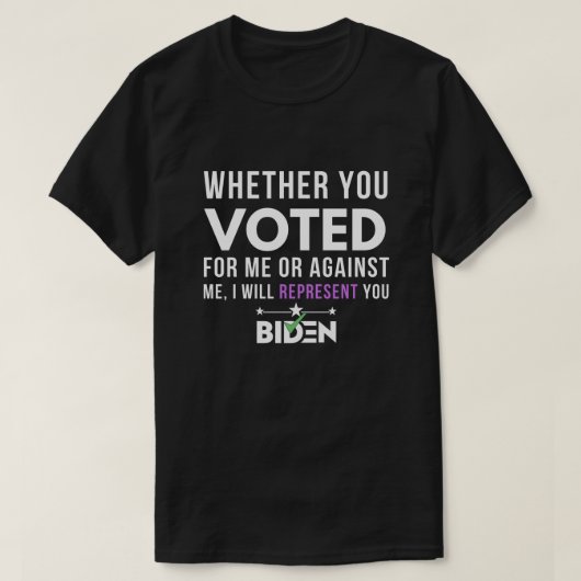 T-shirt joe biden (Design devant)
