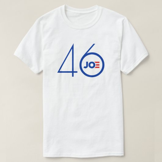 T-shirt Joe Biden 46e Président États-Unis d'Amérique (Design devant)