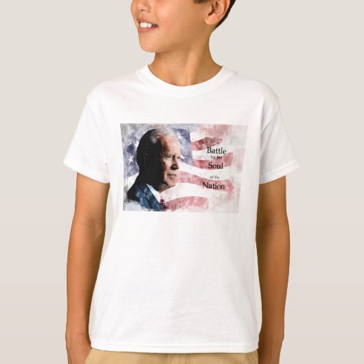 T-shirt Joe Biden avec Battle for the Soul of the Nation (Devant)