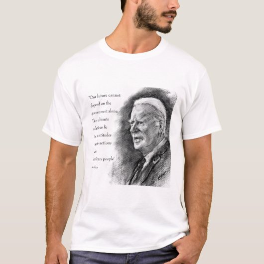 T-shirt Joe Biden & Citation (Devant)