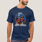 T-shirt Joe Biden et Kamala Harris en super-héros (Devant)