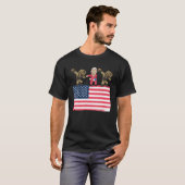 T-shirt Joe Biden Flossing Dabbing Soldier Patriotic Ameri (Devant entier)