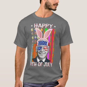 T-shirt Joe Biden Happy 4 juillet Confus Jour de Pâques Bu