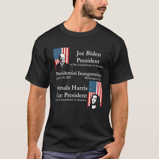 T-shirt Joe Biden Kamala Harris / Président Inauguration 2 (Devant)