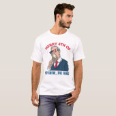 T-shirt Joe Biden Merry 4TH OF Memorial Funny Ice Cream 4T (Devant entier)