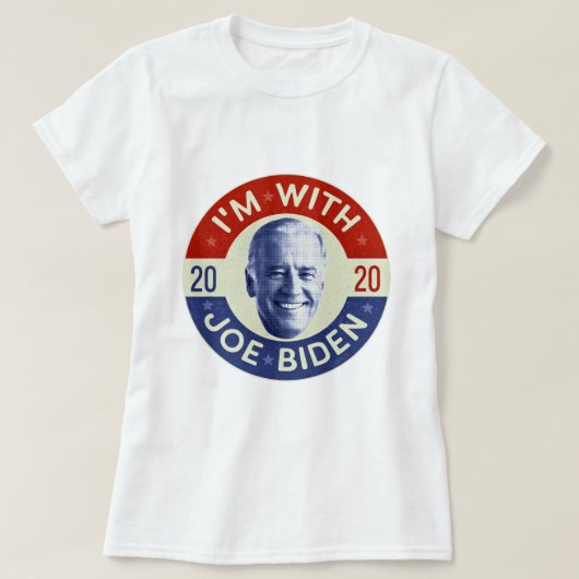 T-shirt Joe Biden pour le Président 2020 Démocrate Photo R (Design devant)