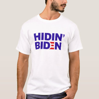 T-shirt Joe Biden se cachant au sous-sol