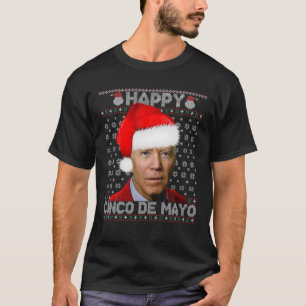 T-shirt Joe Biden Vilain Chandail de Noël Père Noël Hap