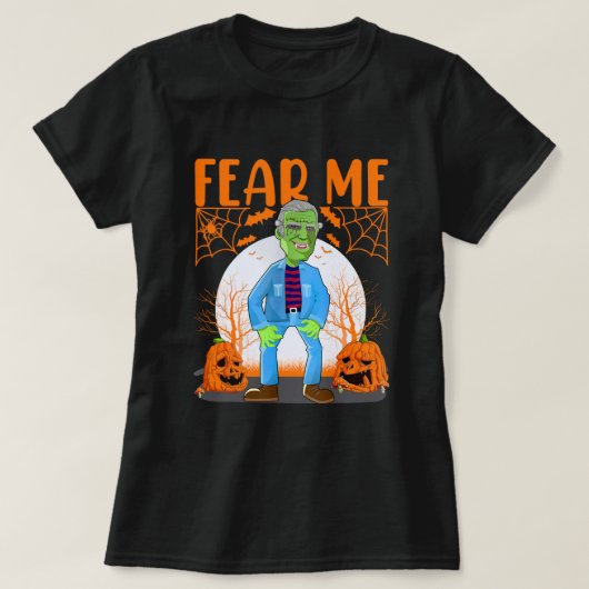 T-shirt Joe Biden Zombie Craindre moi drôle Halloween Anti (Design devant)