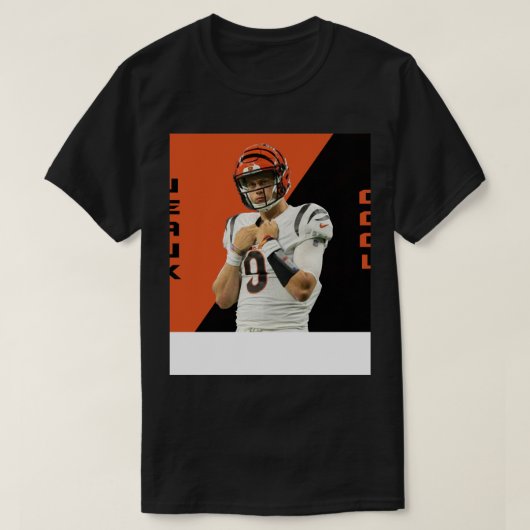 T-shirt Joe Burrow Jeaux Cool Joe Cool (Design devant)