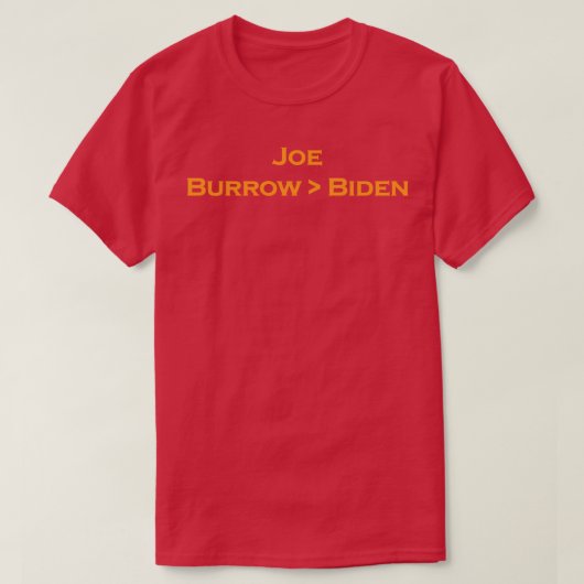 T-shirt Joe Burrow Joe Biden (Design devant)