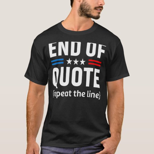T-shirt Joe Fin Du Devis Répéter La Ligne 4 (Devant)
