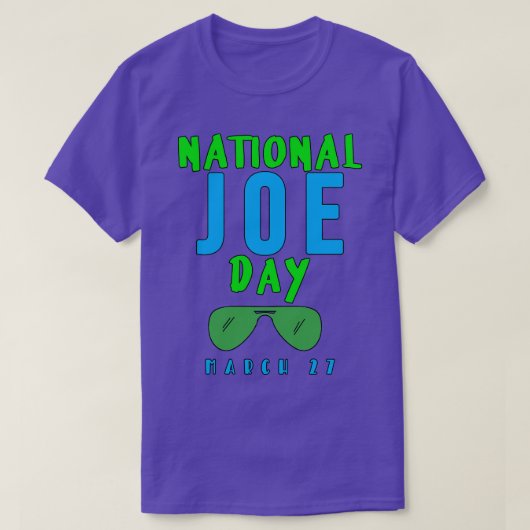 T-SHIRT JOE NATIONALE MARS (Design devant)