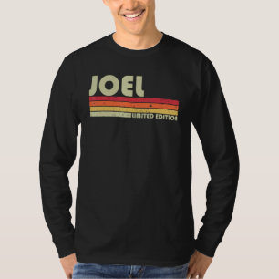 T-shirt JOEL Nom cadeau Personnalisé Funny Retro Vintage B