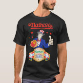 T-shirt Joey Chestnut Nathans Hot Dog Eating Fourth Of Jul (Devant)
