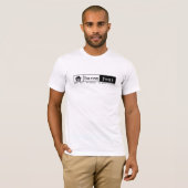 T-shirt Joey - le feu court L blanc de douille (Devant entier)