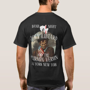 T-SHIRT JOEY LIBTARD & LES VERMINES QUI SE TORTILLENT NEW 