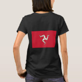 T-shirt Jogger en polaire féminin avec drapeau de l'île de (Dos)