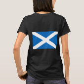 T-shirt Jogger en polaire féminin avec drapeau d'Ecosse (Dos)