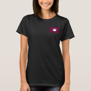 T-shirt Jogger zip en fleece pour femmes, drapeau de la vi
